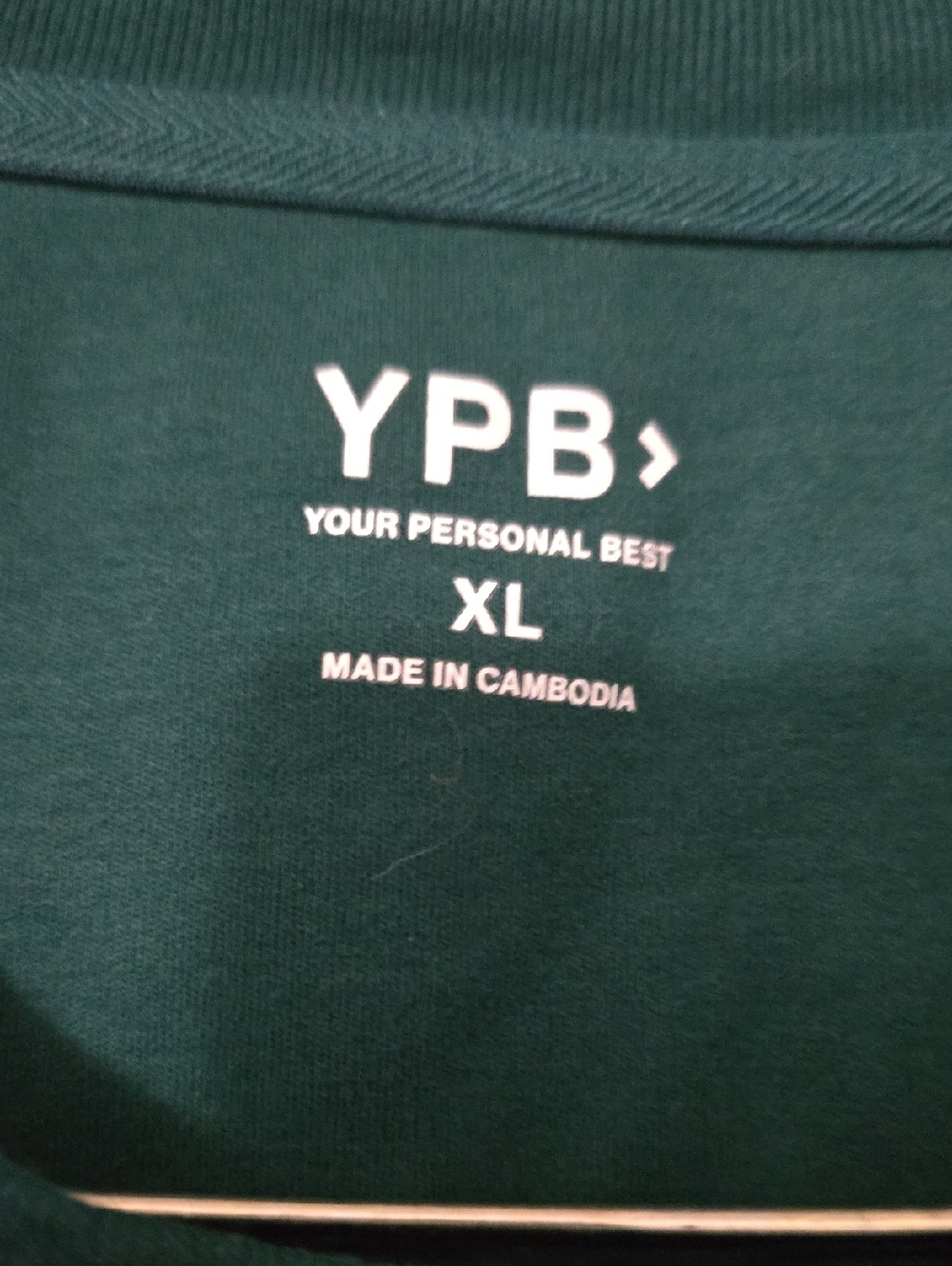 Ambercrombie & Fitch YPB Forest Green Men's Short-Sleeve Crop T-Shirt - Picture 2 of 3